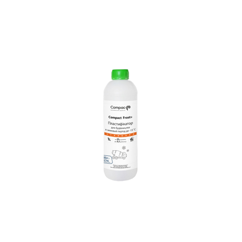 Противоморозная добавка для бетона Compact Frost+ Standart 1 л