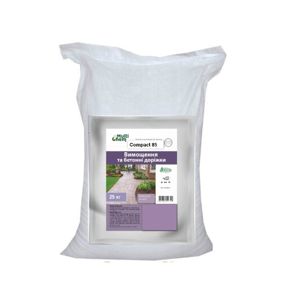 Accelerator plastifiant pentru plăci de pavaj și beton Compact 85 Concentrat 25 kg