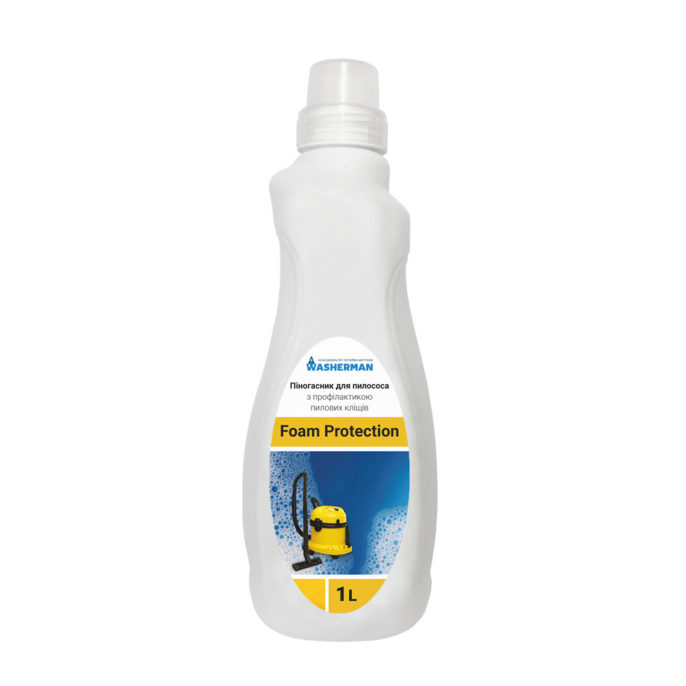Antispumant pentru aspirator cu prevenirea acarienilor de praf Spuma Protectie 1 l