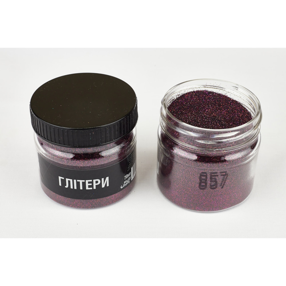 Glitter fuchsia 857, 0,2 mm 1/128, 70 ml