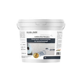 Клей для стеклохолста и теплоизоляции Sublime Glue Fiberglass, 5 л