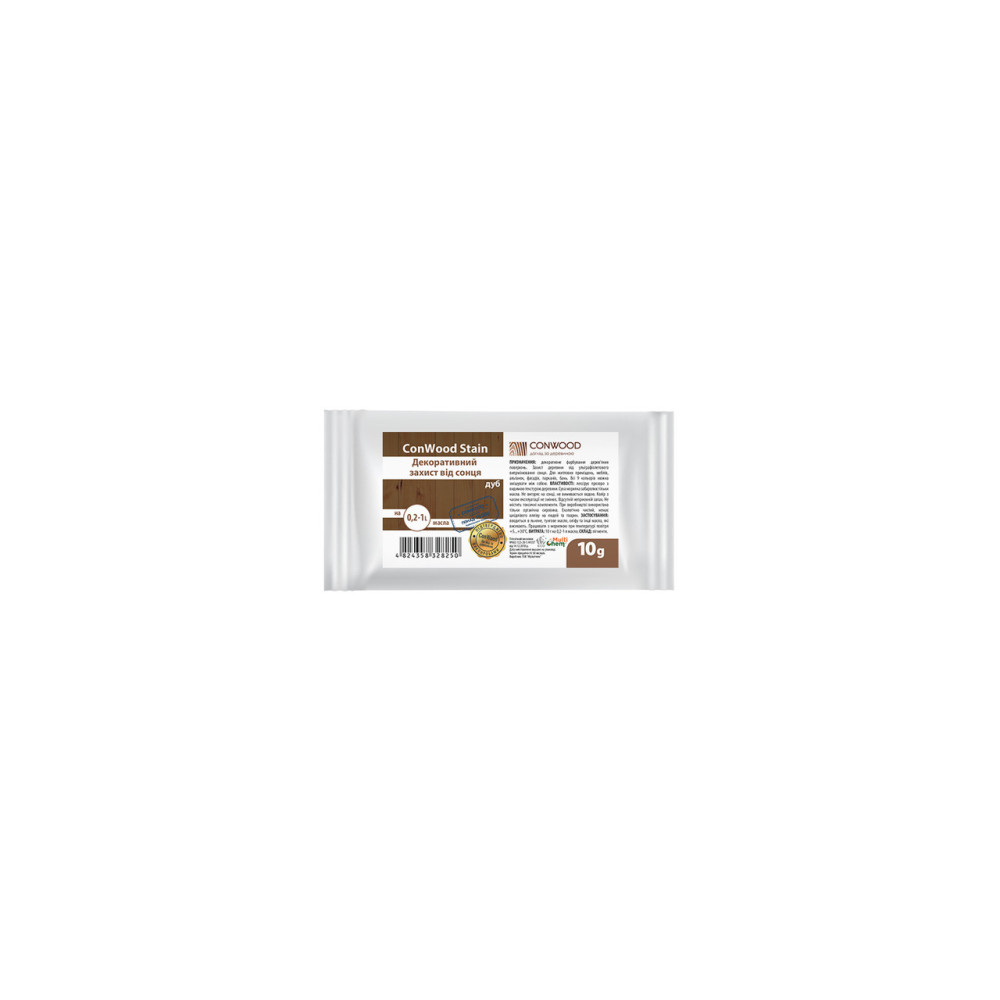 Морилка сухая на 1 л масла ConWood Stain Premium Дуб, 50 мл