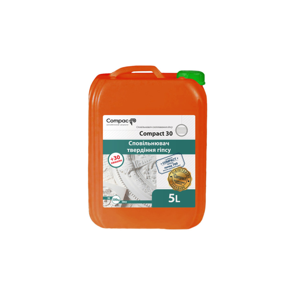 Замедлитель схватывания гипса Compact 30 Euro 5 л