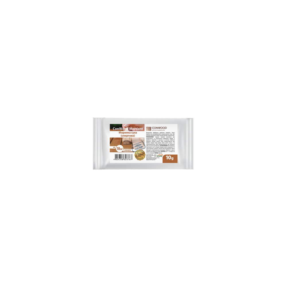 Морилка сухая спиртовая ConWood Mordant Тик, 50 мл