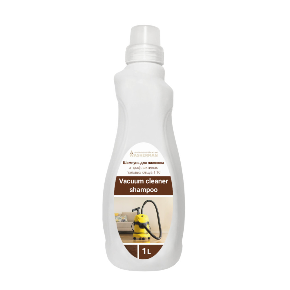 Шампунь для пылесоса с профилактикой пылевых клещей 1:10 Vacuum cleaner shampoo 1 л