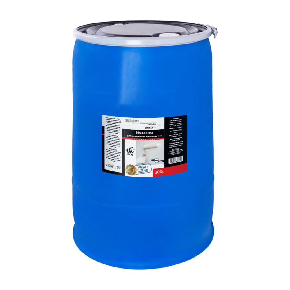 Антисептик для минеральных поверхностей 1:19 SUBSEPT+, 200 л