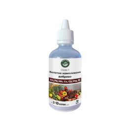 Îngrășământ complex chelat Chelat 7: Zn, Fe, Mn, Cu, Ca, Mg, B, 10 ml