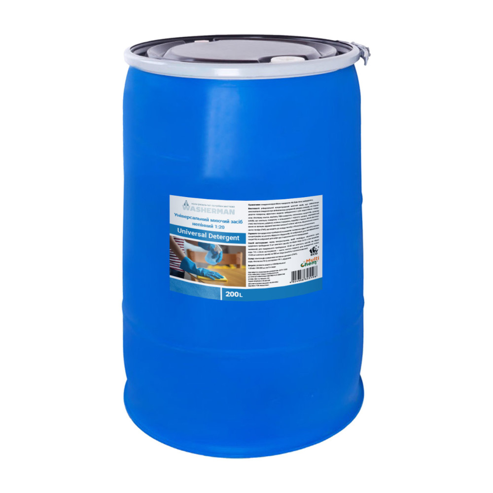 Универсальный моющий не пенный 1:20 Universal Detergent 200 л