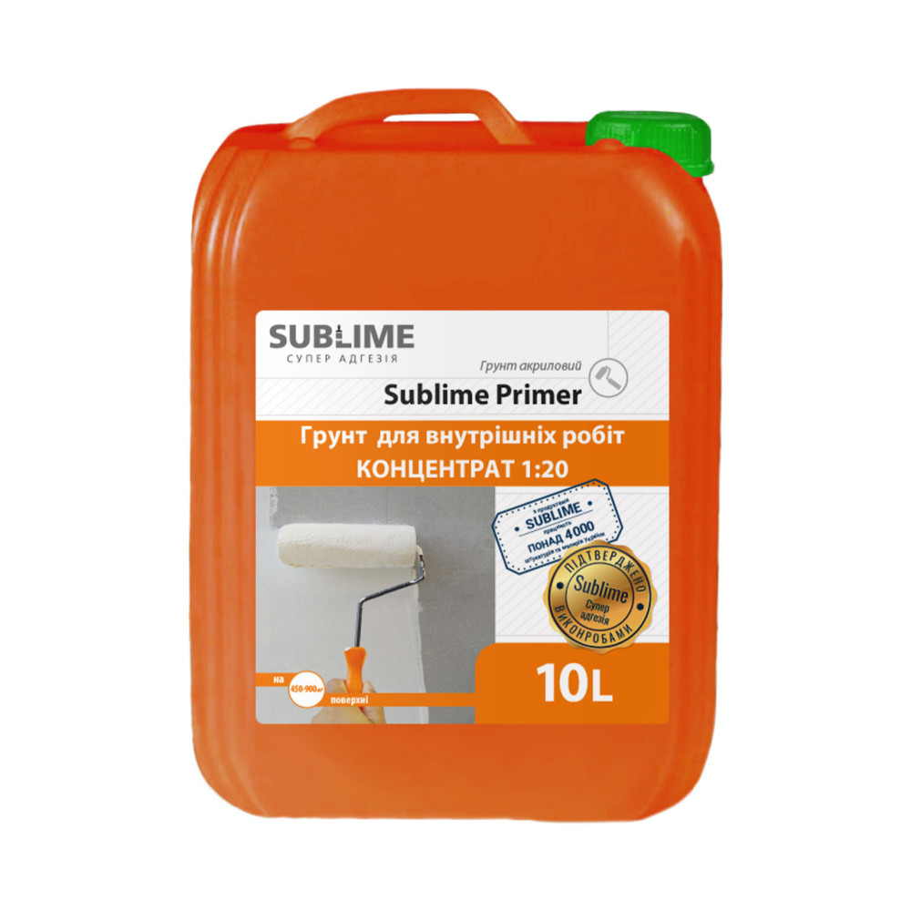 Grund universal permeabil profund cu antiseptic 1:20 Sublime Primer Euro, 10 l