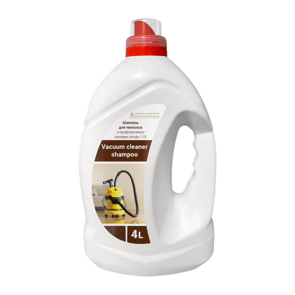 Шампунь для пылесоса с профилактикой пылевых клещей 1:10 Vacuum cleaner shampoo 4 л