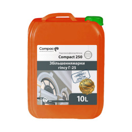 Пластификатор для увеличения марки гипса Compact 250 Euro 10л